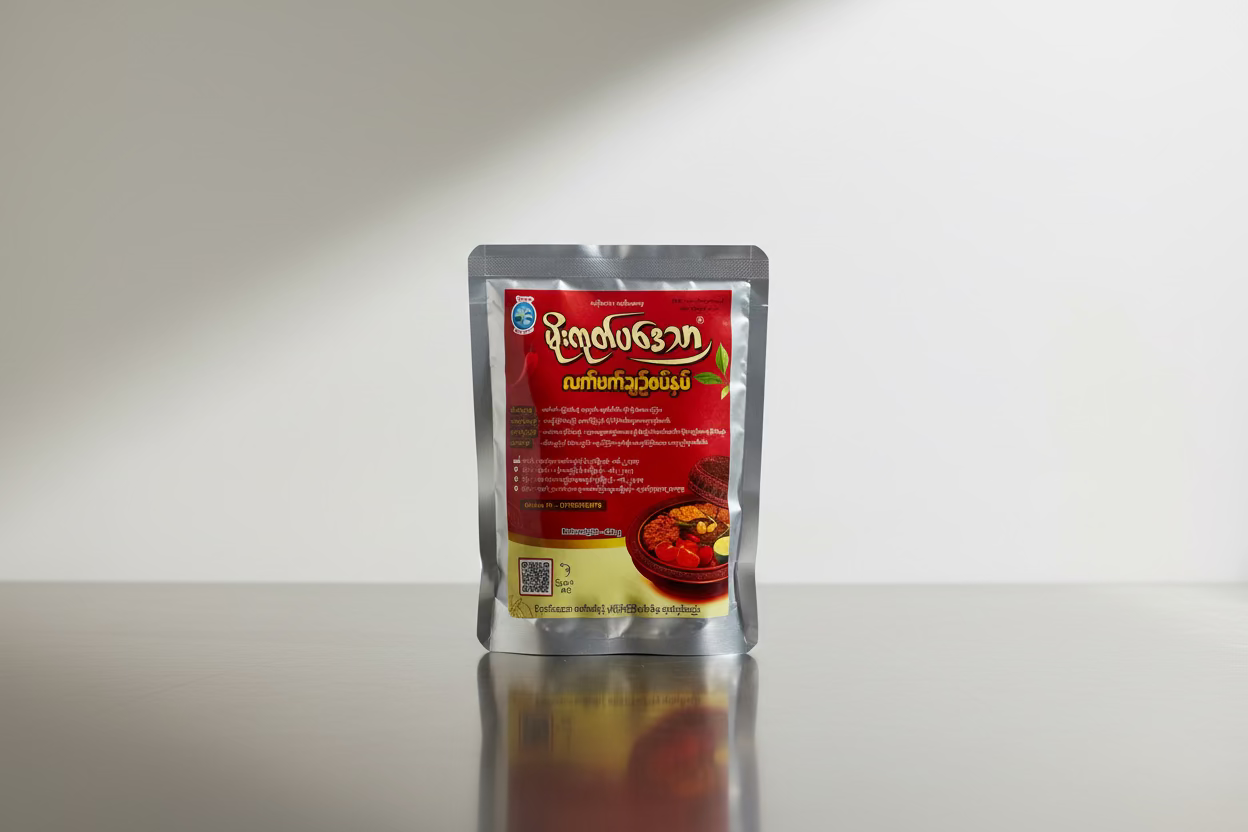 မိုးကုတ်ပဒေသာ လက်ဖက်ညွှန့်နှပ် ( အချို/ ချဉ်စပ်)