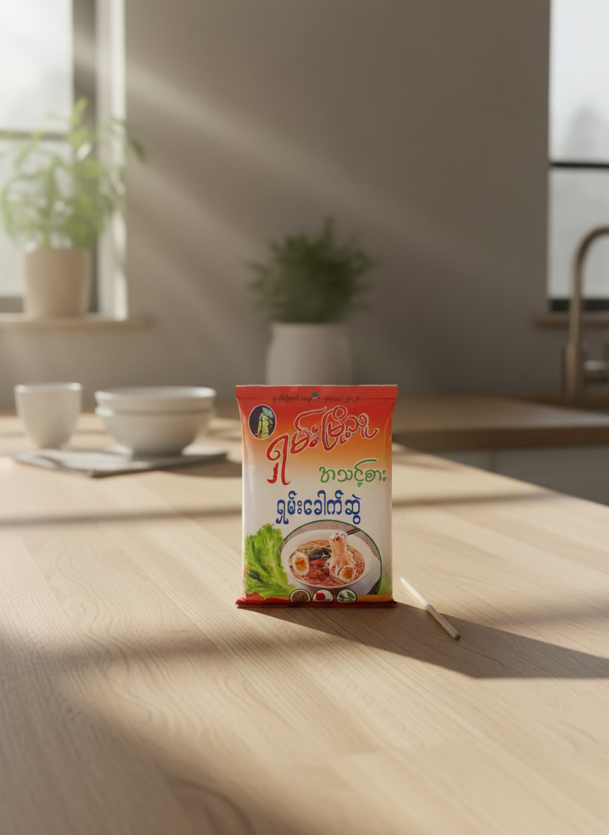 ရှမ်းမြို့သူ ဆီချက် ၊ ရှမ်းခေါက်ဆွဲ - Shan Myo Thu Instant Shan Noodle and Garlic Oil Noodle