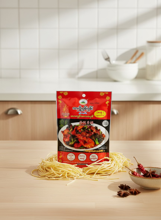 လာရှိုးရှမ်းရှမ်း မာလာရှမ်းကောအနှစ် -Lashio Shan Shan Mala Xiang Guo Paste