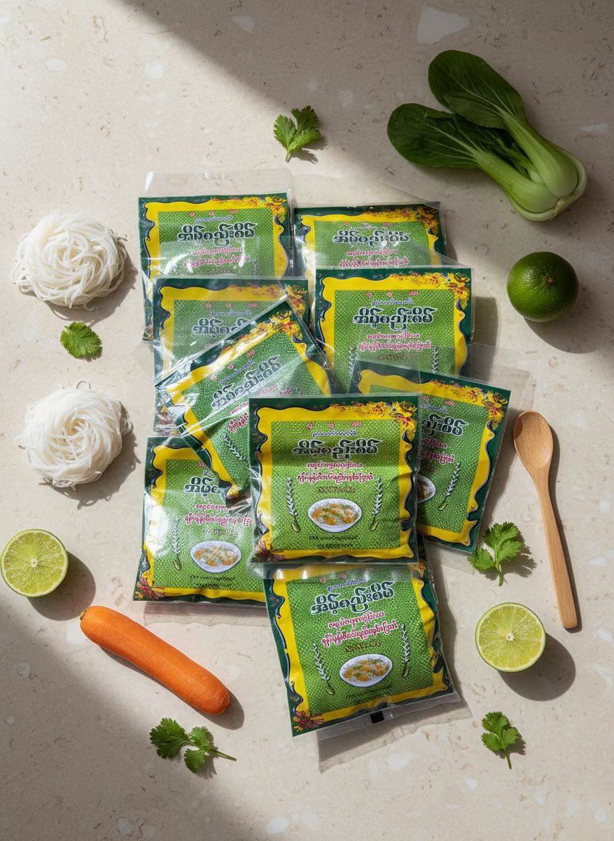 အိမ့်စည်းစိမ် ရခိုင်မုန့်တီဟင်းရည် အနှစ်ခြောက်