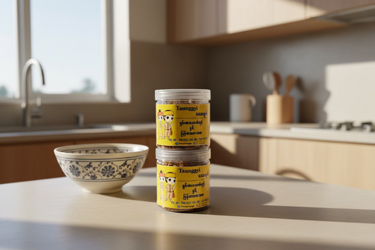 Taunggyi ဒေသထွက် မုန့်ညှင်းချဉ် - Taunggyi Pickled Choy Sum