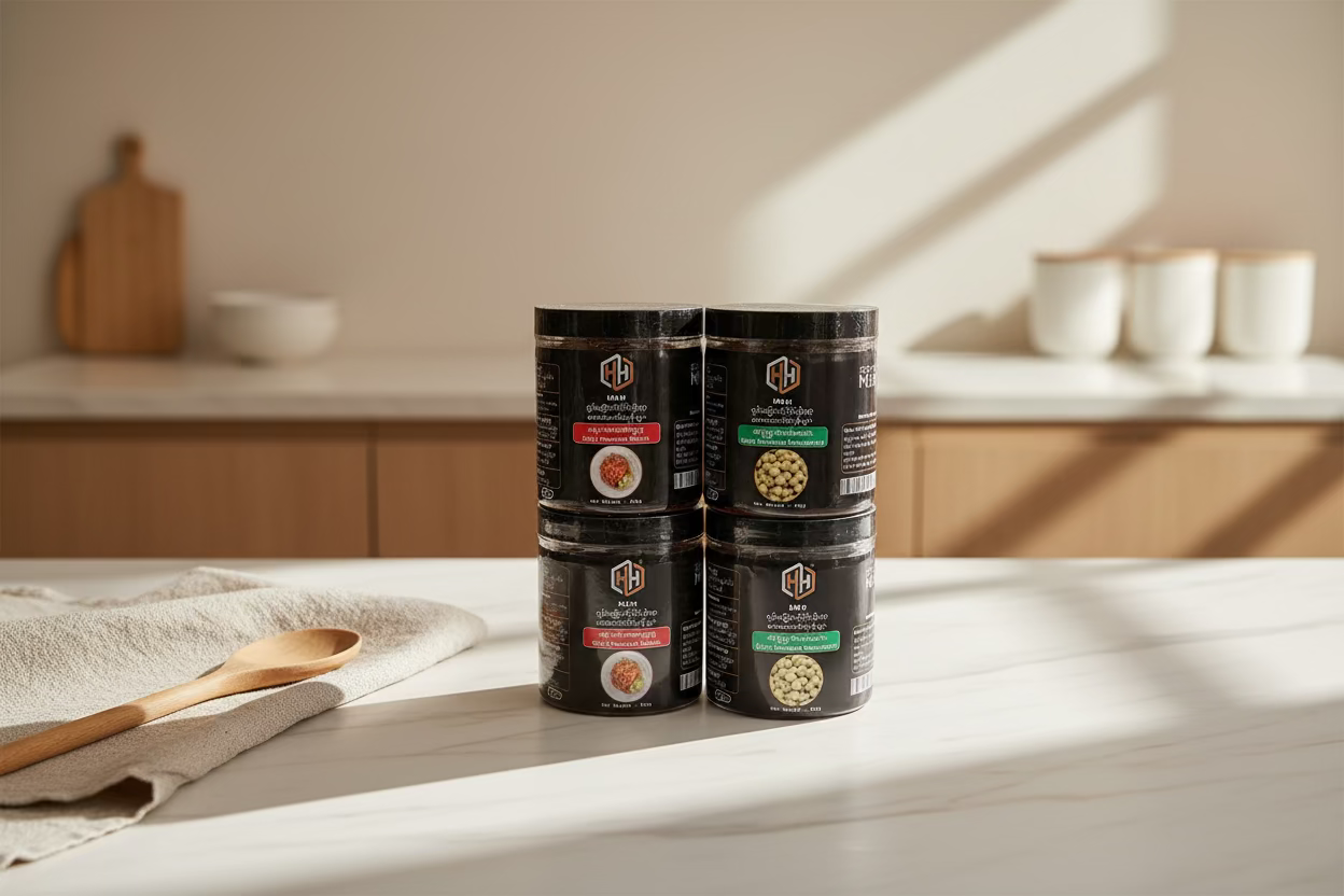 H&H မရမ်းသီးထောင်းရှုးရှဲ - H&H Spicy Pounded Marian