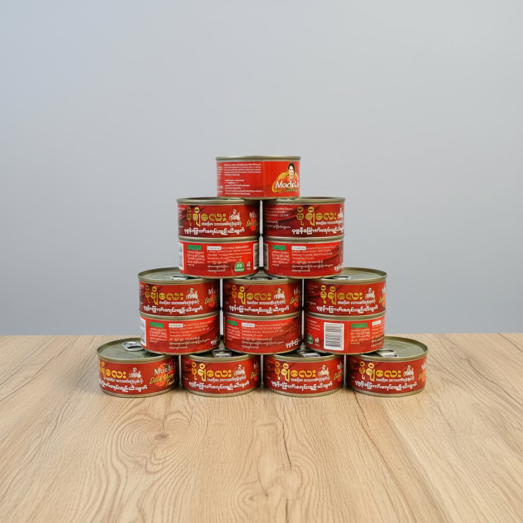မိုချိလေး ပုဇွန်ခြောက်ခရမ်းချဉ်သီးချက် - Mochi Lay Dried Shrimp Tomato Paste Curry