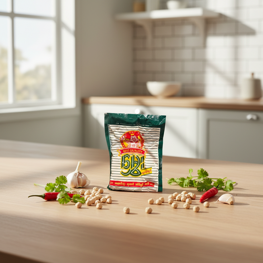 Hmwe မွှေး ပဲစိမ်းမှုန့်/ကုလားပဲ အစိမ်းမှုန့်စစ်စစ်(150g)