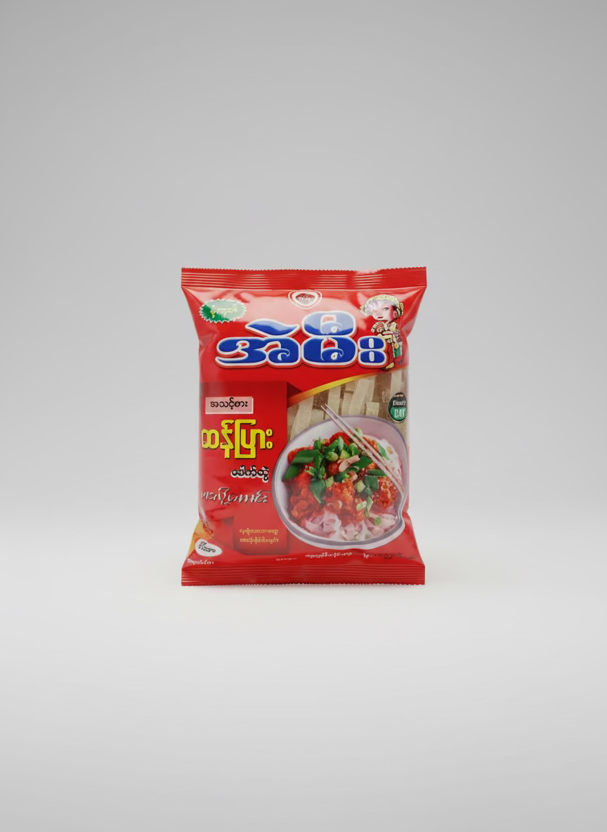 အဲမီး အသင့်စား ရှမ်းခေါက်ဆွဲများ - AMe Instant Noodle