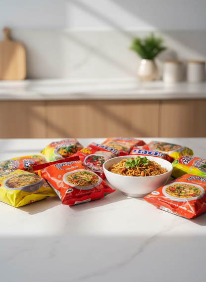 အဲမီး အသင့်စား ရှမ်းခေါက်ဆွဲများ - AMe Instant Noodle