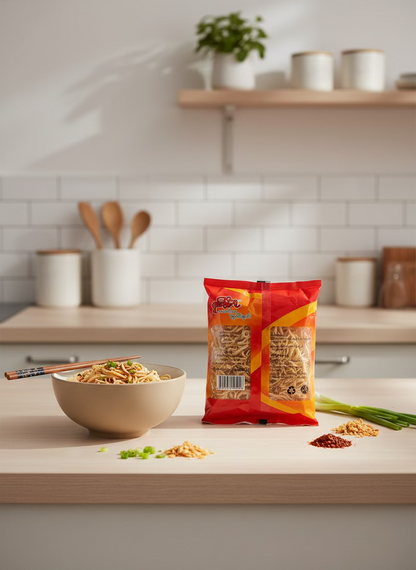 ရှမ်းမြို့သူ ဆီချက် ၊ ရှမ်းခေါက်ဆွဲ - Shan Myo Thu Instant Shan Noodle and Garlic Oil Noodle