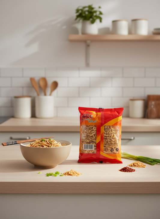 ရှမ်းမြို့သူ ဆီချက် ၊ ရှမ်းခေါက်ဆွဲ - Shan Myo Thu Instant Shan Noodle and Garlic Oil Noodle