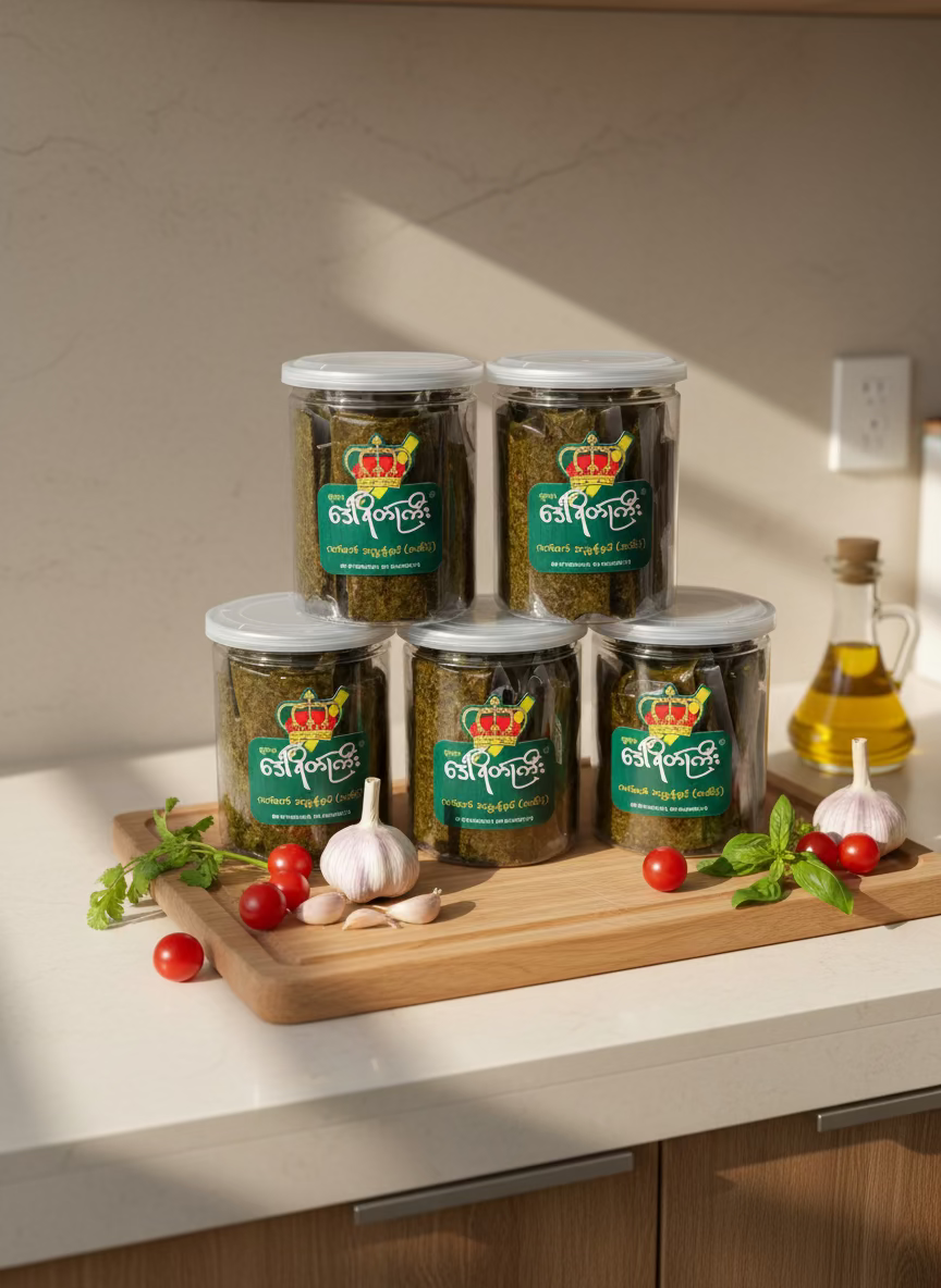 ဒေါ်ရိတ်ကြီး လက်ဖက် အညွန့်နှပ် ( အဆိမ့်)