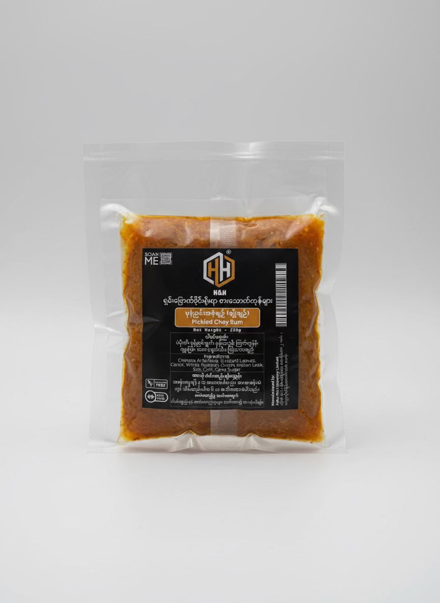 H&H မုန့်ညှင်းအစုံချဉ် ( ချိုချဉ်)