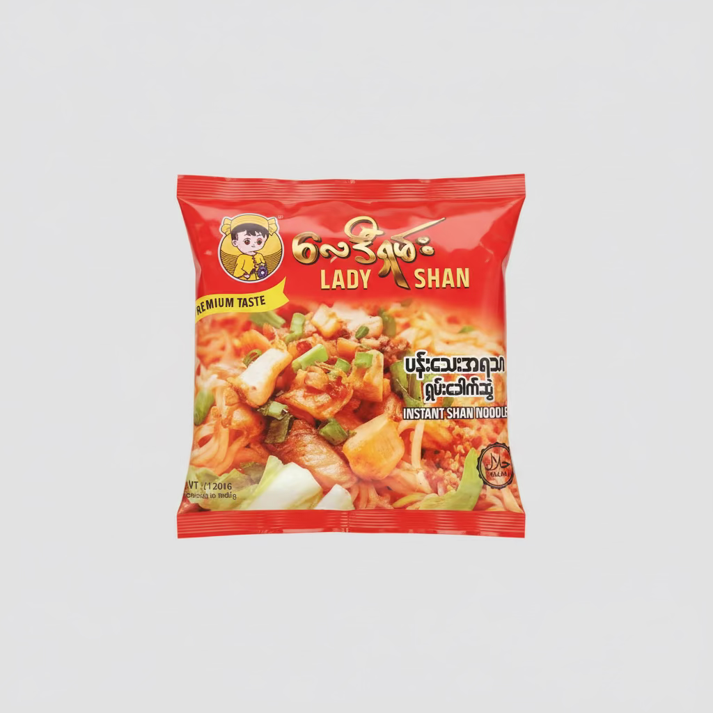 လေဒီရှမ်း အသင့်စားခေါက်ဆွဲများ - Lady Shan Ready Made Shan Noodles