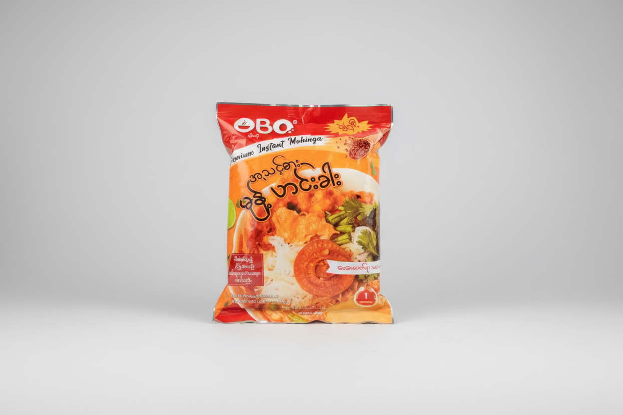 အိုးဘို မုန့်ဟင်းခါး - OBO Instant Mohinga