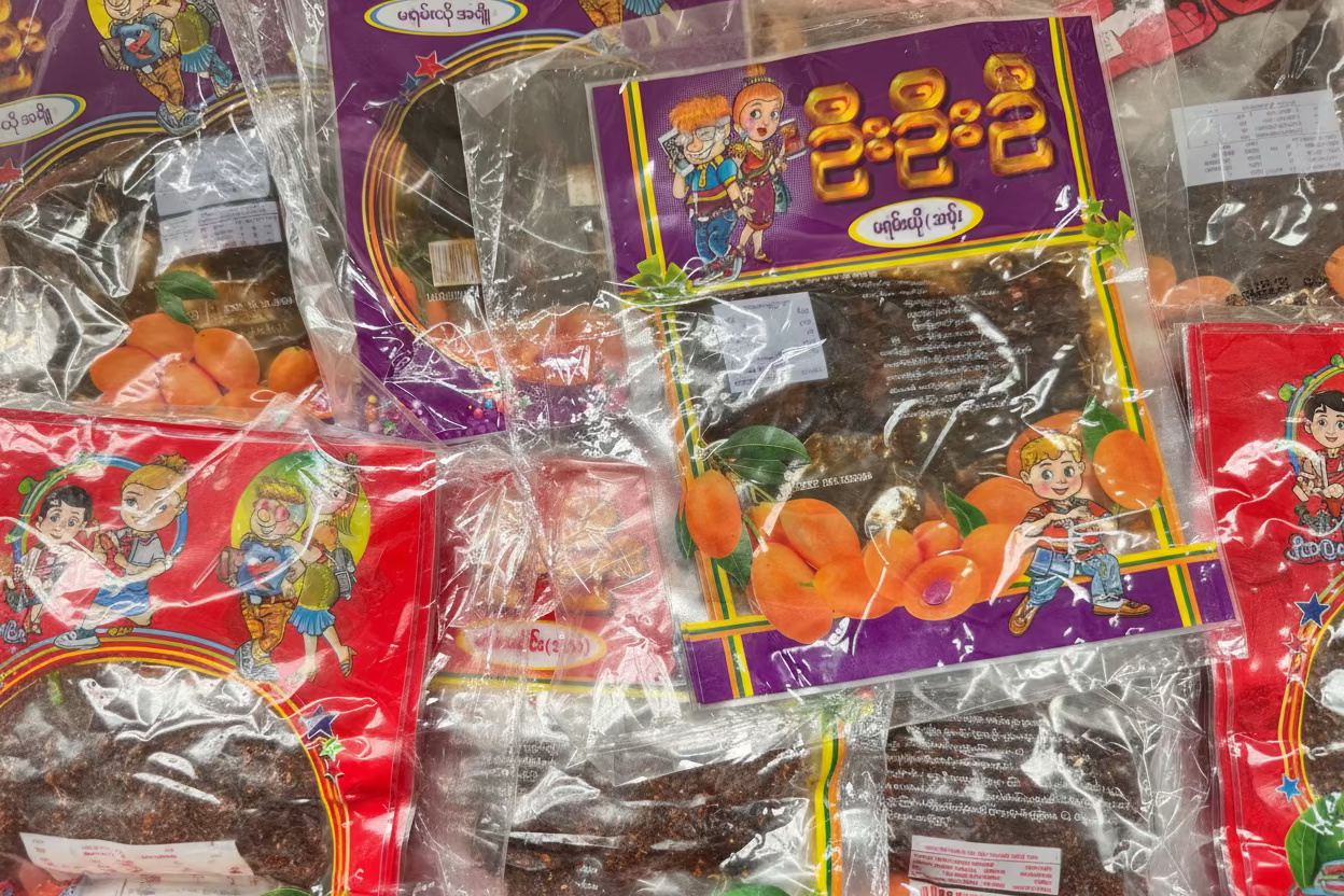 ဇီးယို၊ မရမ်းယို၊ သရက်ပေါင်း - Traditional Myanmar Snack