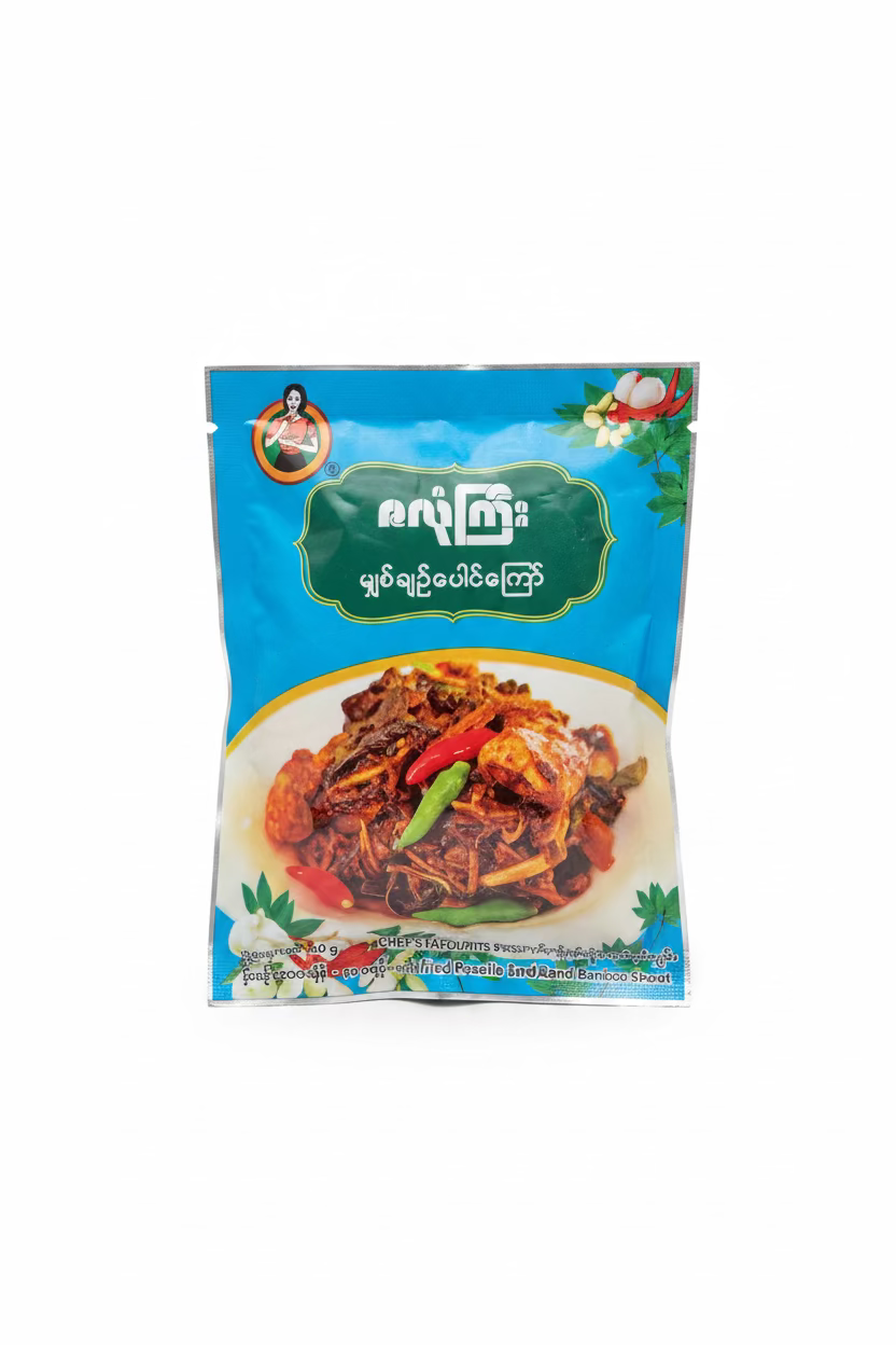 ဇလုံကြီး မျှစ်ချဉ်ပေါင်ကြော်
